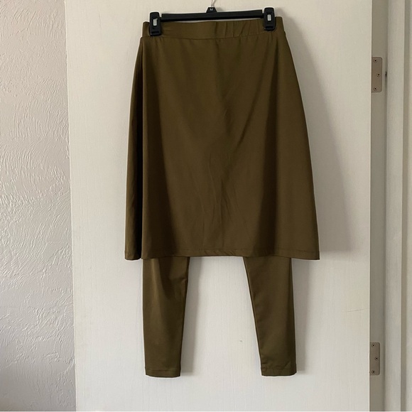 Green midi wrap skirt Snoga - Picture 2 of 2